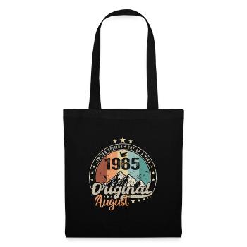 August 1965 Birthday Gift August 1965 Vintage - Tote Bag - black - Front
