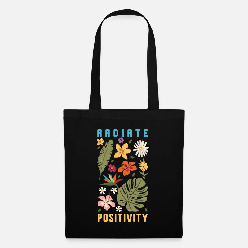 Rayonner de positivité - Sac en tissu - noir