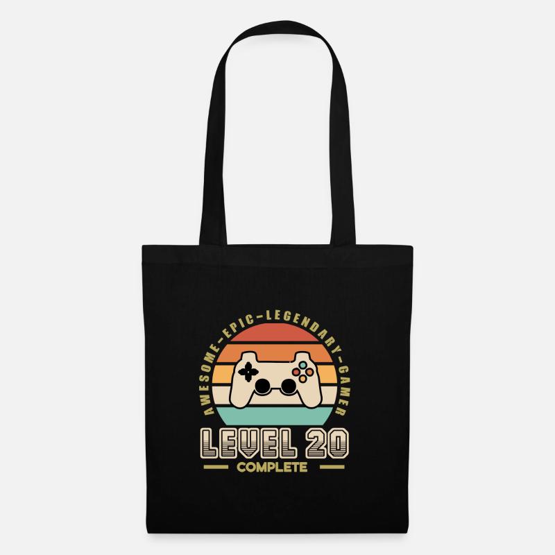 Level 20 ans - Sac en tissu - noir