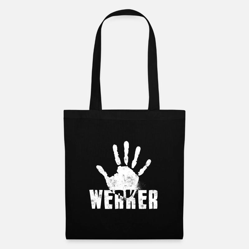Handwerker - Stoffbeutel - Schwarz