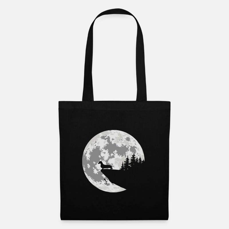 Dachshund - Tote Bag - black