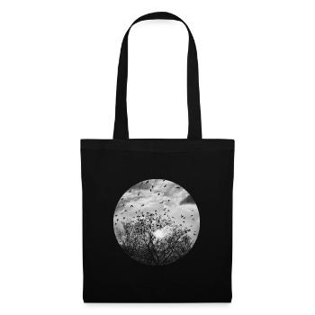 Bird dance in the sunlight - Tote Bag - black - Front