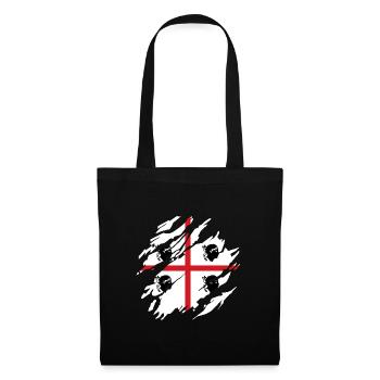 Sardinia Flag Scratch Sardinian Flag Sardegna - Tote Bag - black - Front