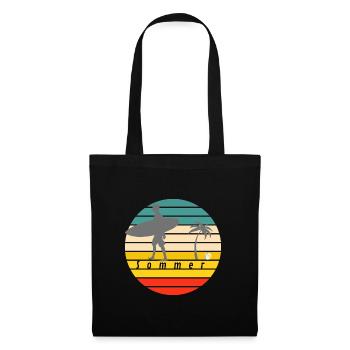 Sommer T Shirt I - Stoffbeutel - Schwarz - Vorne