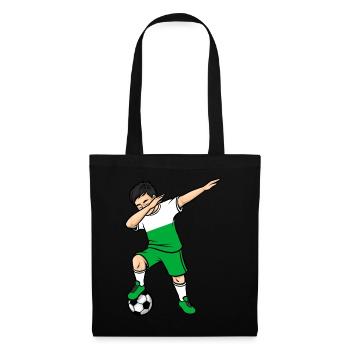 Dabbing Football Player Boys Wales Football - Tote Bag - black - Front