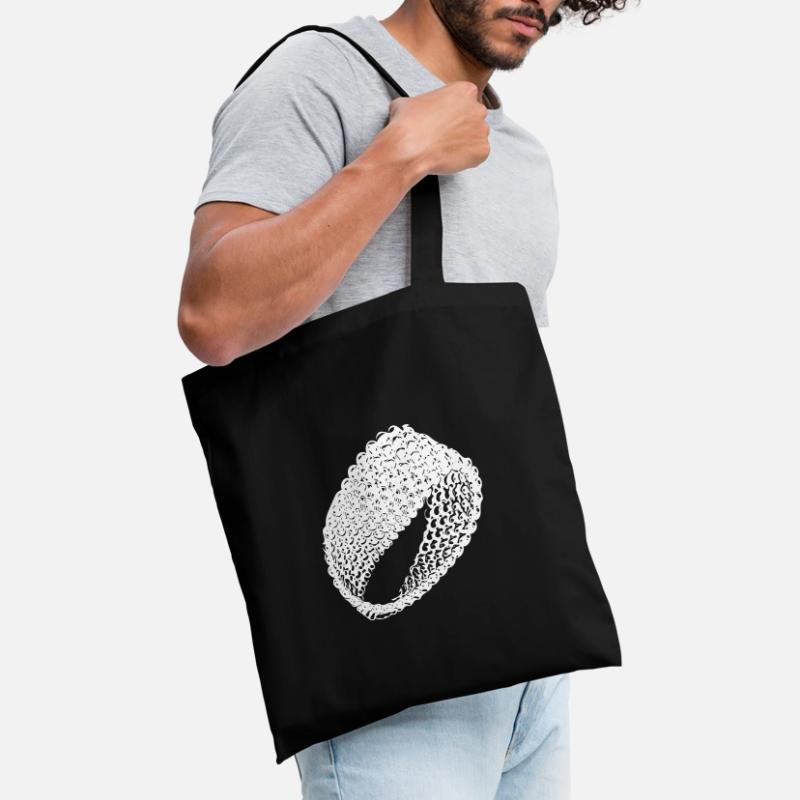 Geometric vintage Möbius loop flat surface Tote Bag