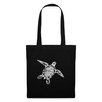 Little cute turtle - Tote Bag - black - Front
