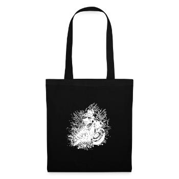 Motocycliste Road-Trip Splash Biker Style - Sac en tissu - noir - Devant