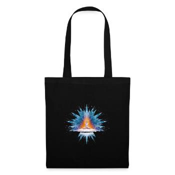 Yoga, Spiritualité, Liberté et Relaxation - Sac en tissu - noir - Devant