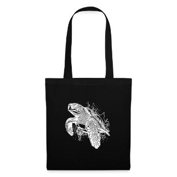 Elegant Diving Turtles for Divers - Tote Bag - black - Front