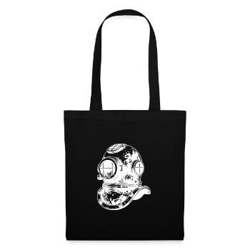 Diving Helmet Vintage Professional Diver Style - Tote Bag - black - Front
