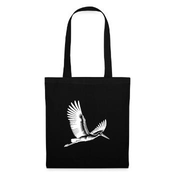 Flying Stork - Tote Bag - black - Front