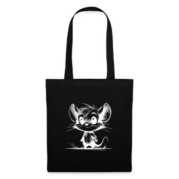 Cute Kids Baby Mouse - Tote Bag - black - Front