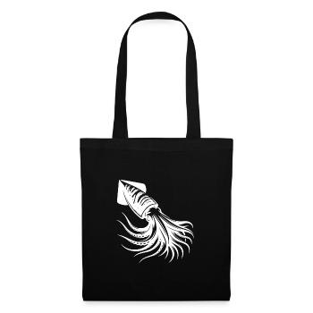 Céphalopode pélagique des grands fonds de Humboldt-Squid - Sac en tissu - noir - Devant