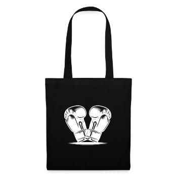 Boxing gloves ready for the next boxing match - Tote Bag - black - Front