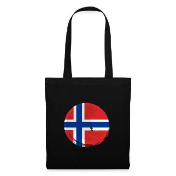 Norway Flag Scandinavia Norwegian Flag - Tote Bag - black - Front
