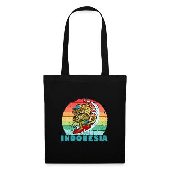 Bali Barong Holidays Indonesia Ocean Surfers - Tote Bag - black - Front