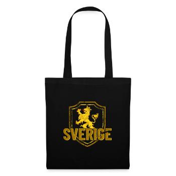 Schweden Herkunft Urlaub Stockholm Wikinger - Stoffbeutel - Schwarz - Vorne