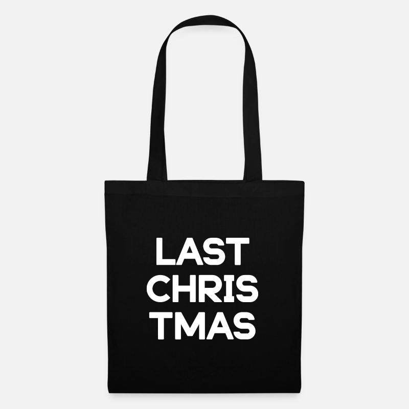 Last Christmas Heart Michael George wham - Stoffbeutel - Schwarz