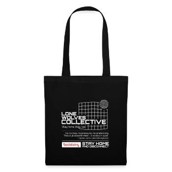 LoneWolvesCollective - Funny Introvert T-Shirt for - Stoffbeutel - Schwarz - Vorne