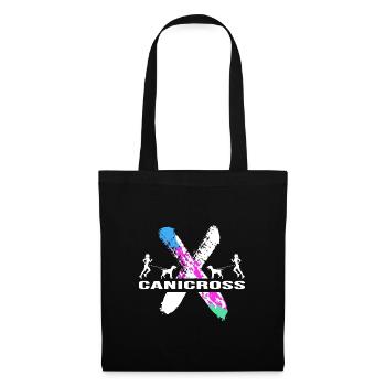 canicross dog sport dog training running with dog - Tote Bag - black - Front