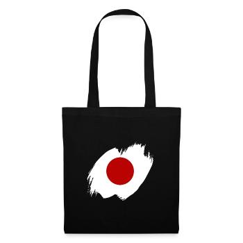 Japan Flag Used Look Nihon Japanese Flag - Tote Bag - black - Front