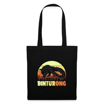 Binturong Asien Natur Borneo Biologie Natur - Stoffbeutel - Schwarz - Vorne