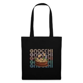 Gnocchi Nudeln Pasta Gericht Italien Chefkoch - Stoffbeutel - Schwarz - Vorne