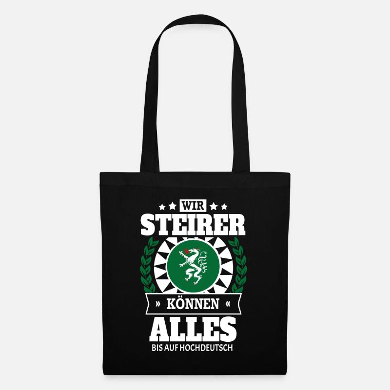 STEIRER - ALLES BIS AUF HOCHDEUTSCH - Stoffbeutel - Schwarz
