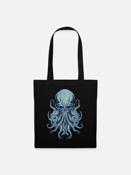 The Kraken - Stoffbeutel - Schwarz