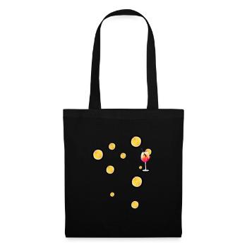 Oranges, illustration, cocktail, aperoli, - Tote Bag - black - Front