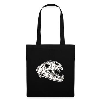 Skull Skeleton Skull Horror Cadeau d’Halloween - Sac en tissu - noir - Devant