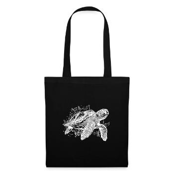 Baignade Turtle Splash pour les plongeurs - Sac en tissu - noir - Devant