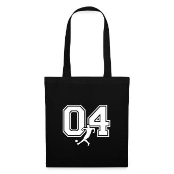 Soccer Number 04 Soccer Player - Tote Bag - black - Front