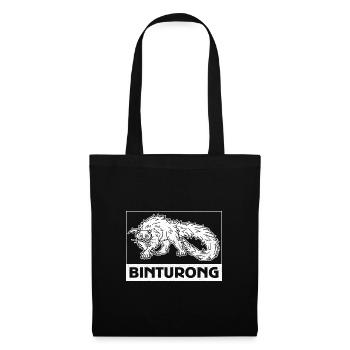 Binturong Bärenkatze Tiere Biologie Tierwelt - Stoffbeutel - Schwarz - Vorne