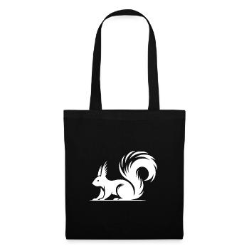 Swift Squirrel Ink Style Drawing - Tote Bag - black - Front