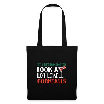 Weihnachten Santa Claus Merry Christmas - Tote Bag - black - Front