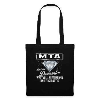 MTA - DM - Stoffbeutel - Schwarz - Vorne