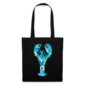 Homard - Sac en tissu - noir - Devant