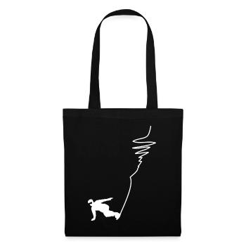 Snowboarding - (19) - Tote Bag - black - Front