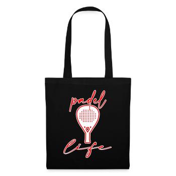 Padel Padel tennis Padel mode PADEL-vie - Sac en tissu - noir - Devant