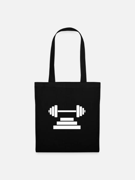 Iron Lifter Barbell Emblem - Stoffbeutel - Schwarz