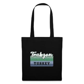 Türkei Trabzon Göktürk Deutschtürken Urlaub - Stoffbeutel - Schwarz - Vorne