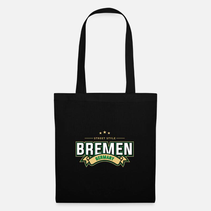 Bremen - Stoffbeutel - Schwarz