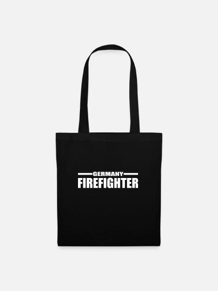 Feuerwehr - Stoffbeutel - Schwarz