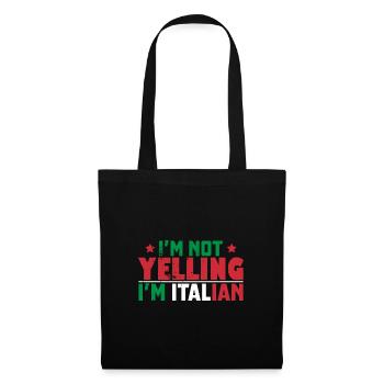 Italie Italiens Rome Voyage Vacances Rome Naples - Sac en tissu - noir - Devant