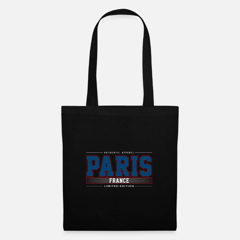 Paris - Sac en tissu - noir