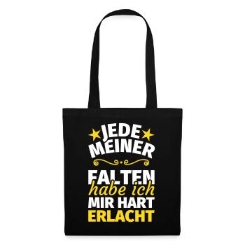 Lustige Sprüche Geburtstag Geschenk - Stoffbeutel - Schwarz - Vorne