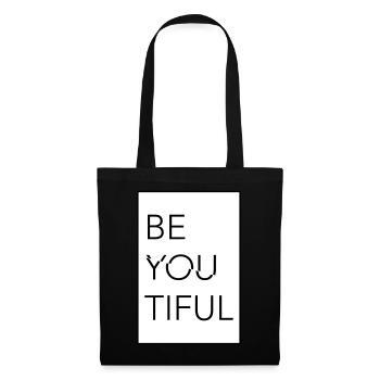 BE YOUTIFUL - Stoffbeutel - Schwarz - Vorne
