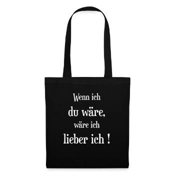 Coole Sprüche Cooler Spruch - Stoffbeutel - Schwarz - Vorne